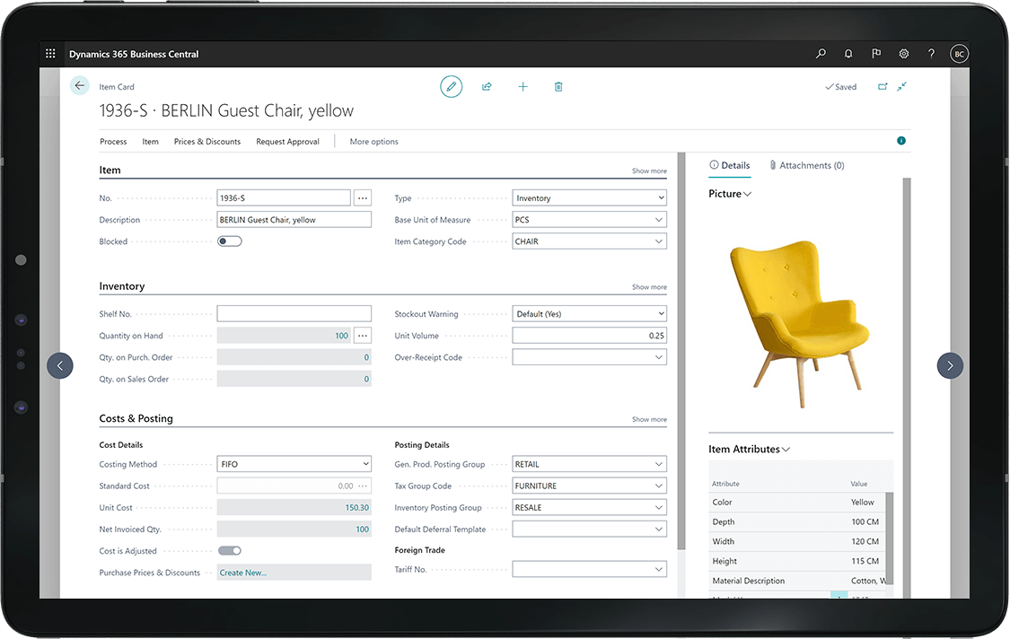 Microsoft Dynamics 365 ERP | Landing Page